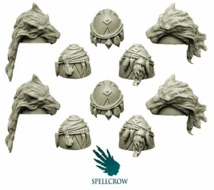 Spellcrow Wolves Knights Shoulder Pads - SPCB6015 - Picture 1 of 1
