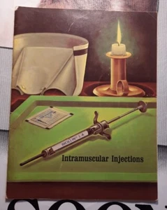 Intramuskuläre Injektion - 1970 Wyeth Labratories Booklet Illustrated - Bild 1 von 23