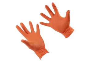 Grippaz XL Naranja Nitrilo Guantes Caja -50 Piezas / 25 Pares 37302 Connect - Imagen 1 de 1