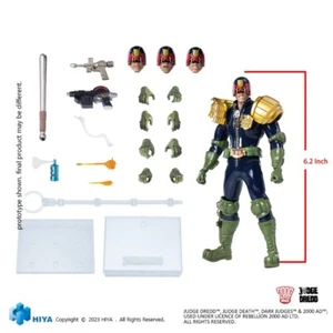JUDGE DREDD EXQUISITE SUPER SERIES 1:12 SCALE ACTION FIGURE HIYA TOYS - NEW - Picture 1 of 4