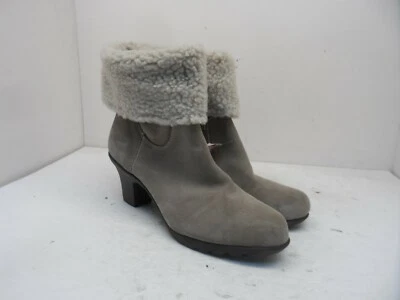 Botines Anne Klein para mujer Heward de piel sintética gris gamuza talla 9,5 M Foto 1 de 4