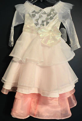 Nuevo Vestido Disfraz Disney Store GLINDA Oz Grande y Potente De Lujo XS 4 Foto 1 de 4