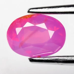 đź’Ž 0.78ct Oval Natural Purplish Pink Sapphire - Unheated, Tanzania Gemstone - Photo 1 sur 4