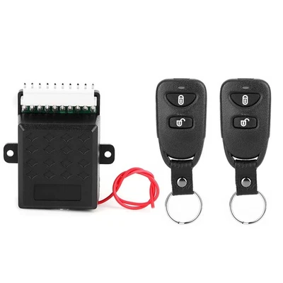Universal Car Central Alarm System Remote Control Anti Theft Key Locking Kit - Image 1 of 4