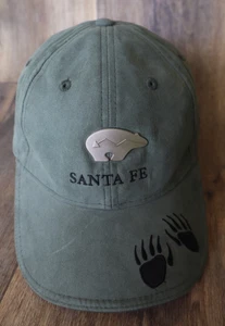 New Mexico HAT Cap Santa Fe METAL BEAR TRACKS GRAY SUEDE RARE #24 - Picture 1 of 4