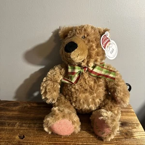 Pier 1 Imports Teddybär Caleb 2018 datiert Plüsch Urlaub Weihnachten 18 Zoll - Bild 1 von 11