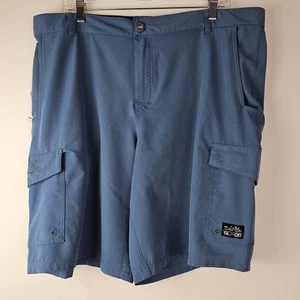 Salt Life Shorts Mens 38 Blue Cargo Utility Pockets Casual Vapor Stretch - Picture 1 of 10