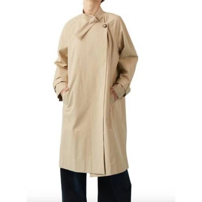 Gabardina Sophie Rue Camille Gran Tamaño Caqui Hebilla Cuello Talla Grande Foto 1 de 4