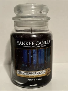 Yankee Candle Dreamy Summer Nights 22oz Jar Candle Housewarmer Retired Scent - Bild 1 von 1