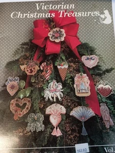 Vyg 1989 Tesori di Natale Vittoriani Foglietto Punto Croce Contato Vol. 25 P9 - Foto 1 di 1