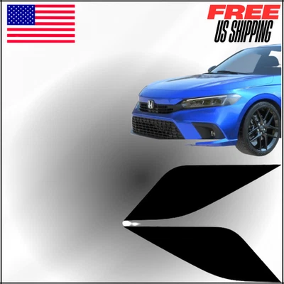 Vinilo apagón tinte faros ámbar hágalo usted mismo para Honda Civic 2022-2025 Foto 1 de 4