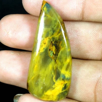 36.90Cts 100% Natural Super Nelite Pietersite Fancy Cab Rare Gemstone 18x42x06mm - Image 1 of 3