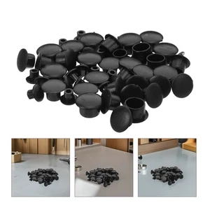 200pz Copriforo Vite in Plastica - Tappo Tappi Tondo per Scaffali Mobili - Foto 1 di 17