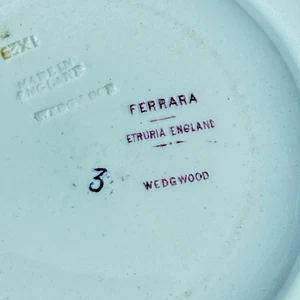 Vintage Wedgewood FERRARA Pflaume Untertasse Teller Etruria England 1929 - Sammler - Bild 1 von 7