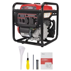 3500W Running Portable Gas Generator Digital LCD Display CO Alert Camping RV - Picture 1 of 22