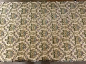 Wonderful Antique Silk Brocade Flower Baskets Garland - Picture 1 of 9