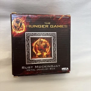 The Hunger Games Rust Mockingjay Metal Jewelry Box New - Picture 1 of 6