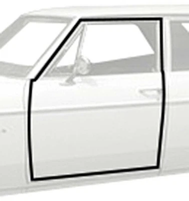1965-66 Impala / GM Full-Size; 4-Door Sedan/Wagon; Front Door Frame Weatherstrip - Изображение 1 из 3
