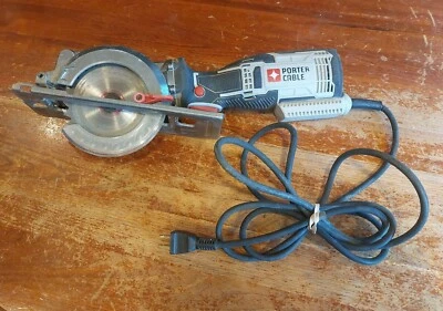 Porter Cable PCE381 4.5" Compact Corded Circular Saw 120v 5.5 Amps - Image 1 of 4
