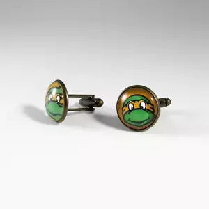 TMNT Michelangelo Cufflinks - Picture 1 of 1