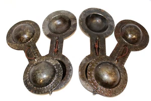 Karkaba Qarkabeb Authentic Moroccan Cymbals Iron Castanets Gnawa Hand Percussion - Picture 1 of 7