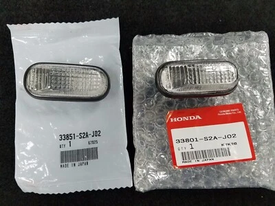 OEM Honda S2000 AP1 AP2 Clear Side Markers Lens Assembly Left Right Pairs JDM Foto 1 de 4