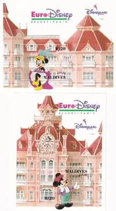 DISNEY Maldives Yvert SS 261/62 EuroDisney Mickey Minnie - Picture 1 of 1