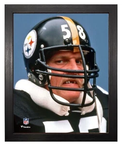 Pittsburgh Steelers Jack Lambert Iconic 8x10 Framed Photo Poster - Picture 1 of 5