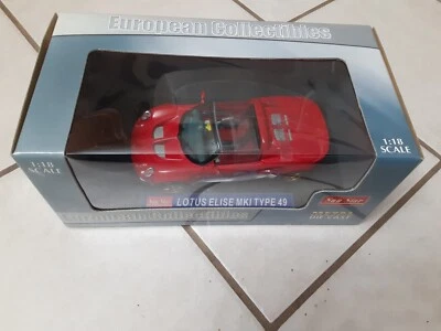 Escala 1:18 Estrella del Sol Verde Loto Elise Mk1 Tipo 49 Rojo #1037 1037 Extremadamente Raro Foto 1 de 4