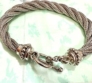 sterling silver bracelet vintage heavy - Picture 1 of 6