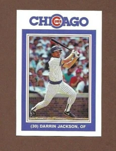 1988 Dave DeBerg Venture Chicago Cubs Darrin Jackson #30 - Imagen 1 de 2