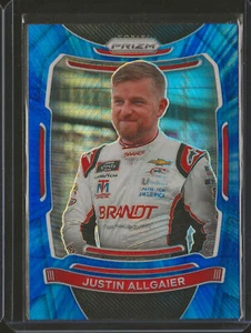 2021 Panini Prizm #48 Justin Allgaier Hyper Prizm Blue and Carolina Blue - Picture 1 of 2