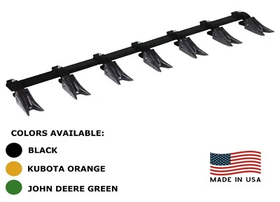 Barra de dientes de canastilla HD, abrazadera para tractor subcompacto - No requiere perforación Foto 1 de 4