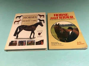Horses and Horse Care + Horse and Rider books Judy Richter Judith Draper - Picture 1 of 7