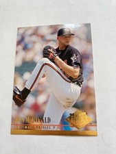 1994 Ultra fleer Ben Mcdonald Error no number no gold on back