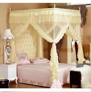 New Mosquito Net Bed Canopy Cal King Princess Full Queen Bed Twin-XL Size bw11