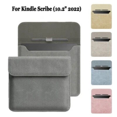 For Kindle Scribe 10.2" Case PU Leather Sleeve Bag Fold Cover With Pen Holder - Image 1 of 4