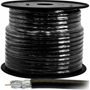 DOSS High Performance 75 ohm coax cable Quad shield RG6 30m Roll for Digital TV - Picture 1 of 1