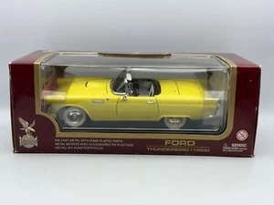 Road Legends 1955 Ford Thunderbird, Yellow, 1:18 Scale, Boxed - Picture 1 of 23