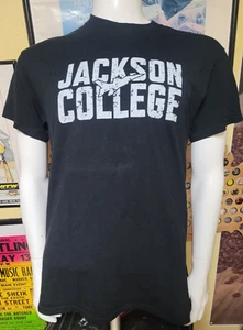 T-shirt Jackson College Jets logo Adrian Hillsdale media come nuova bella - Foto 1 di 3