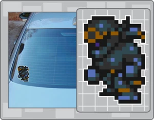 SHADOW from Final Fantasy Vinyl Aufkleber #2 Auto Laptop Sprite Aufkleber - Bild 1 von 1