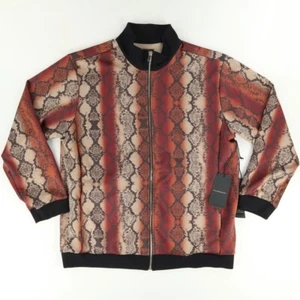 MVP Frank Thomas Snake Skin Stretch Mock Long Sleeve Jacket Men's 2XL - Picture 1 of 8