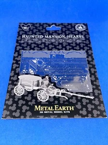 WALT DISNEY WORLD HAUNTED MANSION HEARSE HORSELESS 3D METAL EARTH MODEL KIT - Picture 1 of 3