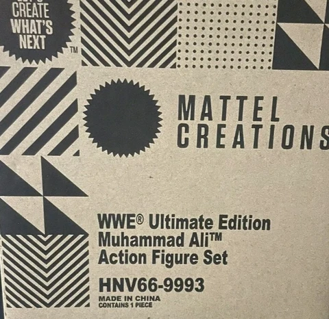 SDCC 2023 MATTEL WWE ULTIMATE EDITION MUHAMMAD ALI ACTION FIGURE SET *IN HAND* Cover