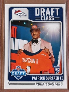 2021 Rookies & Stars Patrick Surtain II DRAFT CLASS Rookie Card RC #DC-7 Broncos - Picture 1 of 2