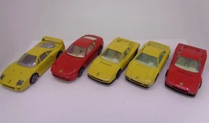 5x Bburago Modell Ferrari F40 Testarossa 348tb 456GT - abgespielt - Bild 1 von 8