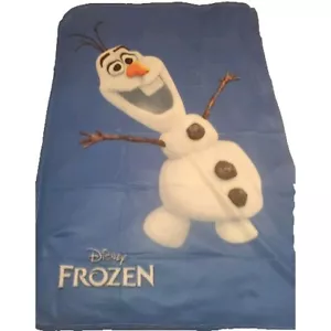 Disney's Frozen Olaf Soft Blue Fleece Throw Blanket( 50"x35") (Set Of 2) - Picture 1 of 1