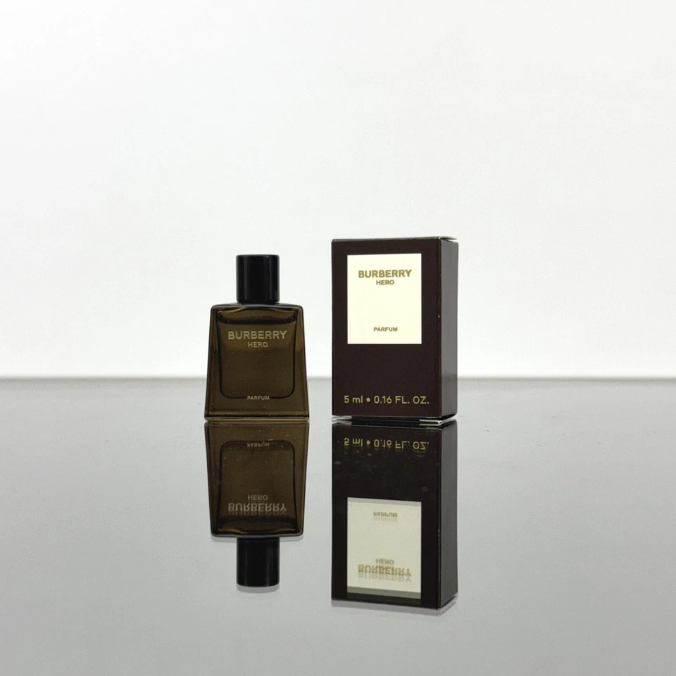 Burberry HERO Perfume Masculino 5ml-0.16oz Splash MINI Tamanho de Viagem Novo (C74 - Imagem 1 de 1