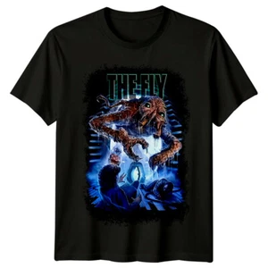 The Fly (1986) Movie Poster Inspired T-Shirt Retro 80s Tee - Picture 1 of 17