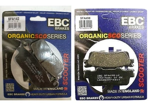 COPPIE PASTIGLIE FRENO ANT POST EBC SFA142 SFA498 N2 PER KAWASAKI J300 2014/2018 - Foto 1 di 5